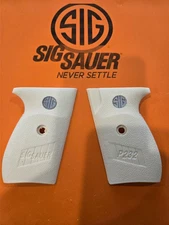 Sig Sauer Arms P232 232 .380ACP FAUX IVORY Grips with Sig medallions 232