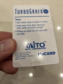 Hit The Ice (Turbografx-16, 1992) TG16 HuCard & Sleeve Only Tested