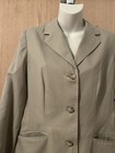 Casual Corner Women Blazer Khaki Size 6  Pocket Career — photo 2
