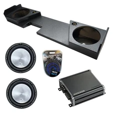 2014 - 2018 GMC Sierra Double Cab Harmony HA-A122 Dual 12 Rhino Sub Box CXA800.1