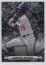 2023 Bowman Sterling Prospects Silver Refractor 35/100 Samuel Munoz #BSP-69 0l6m