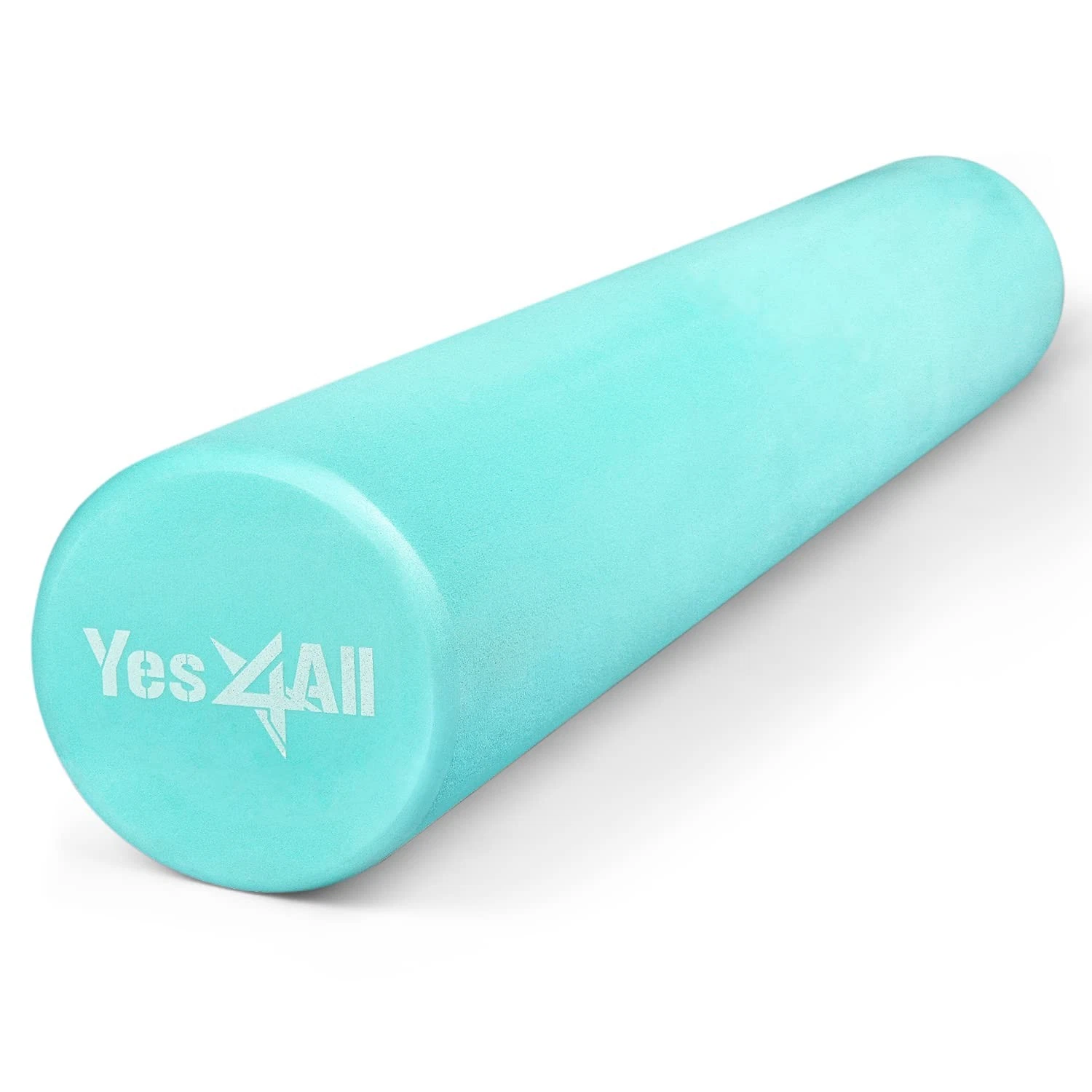 Yes4All 36 Inch Teal EVA Foam Roller Durable Massage and Exercise Tool