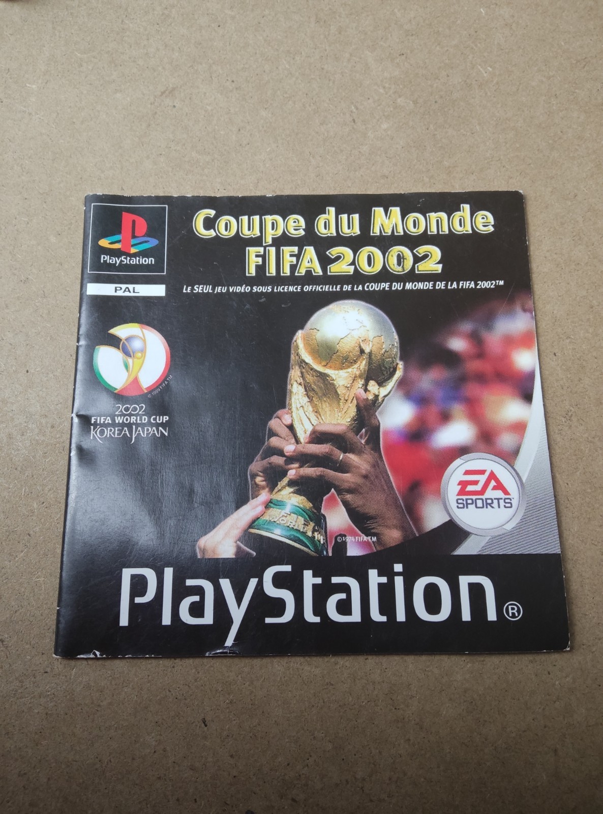 Notice Coupe Du Monde Fifa 2002 Ps1 Playstation 1 Jeu Jeux