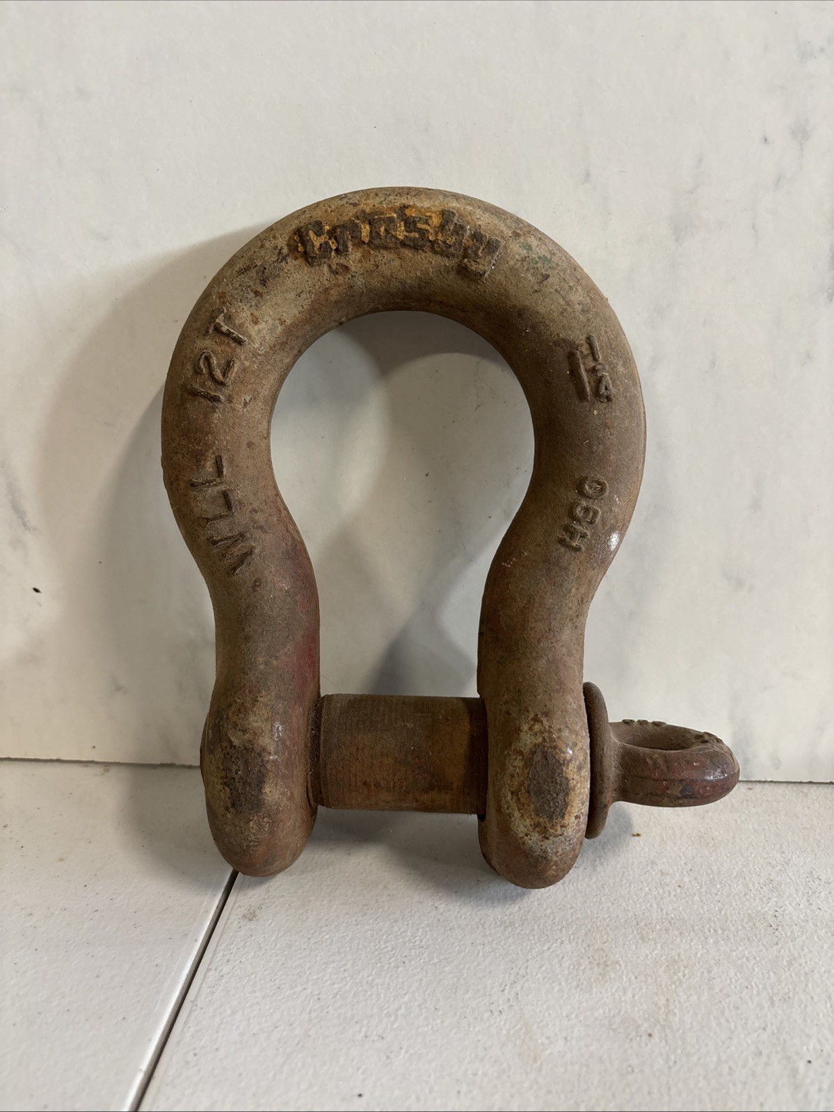 Crosby 1-1/4 Screw Pin Shackle WLL 12T Clevis Rigging Strap Large Crane ...