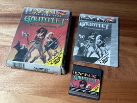 Vintage 1989 ATARI LYNX PAG-0200 Handheld Game Console + 6 Games + Boxes