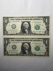 Pair of Sequential 2021 $1 Federal Reserve Star Notes – Cleveland District (D) — photo 1