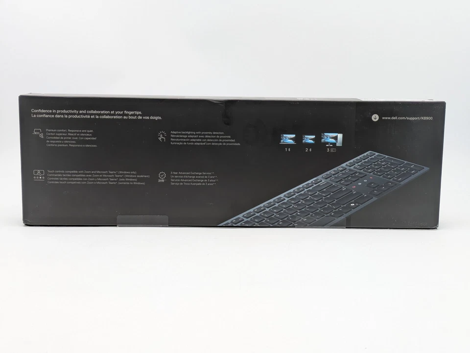 Dell Premier KB900 Collaboration Wireless Keyboard Graphite KB900-GR-US - Image 2 of 4