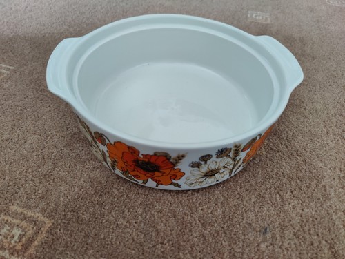 Vintage J&G Meakin Studio 1970s Poppy Serving Bowl no lid - Photo 2/5