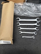 Craftsman Professional 9 42012 5 Pc Sae Polished Usa Nos Flare Nut Wrench Set