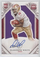 2015 Panini Crown Royale Rookie Signature Purple 3/25 DeAndrew White Auto fm0