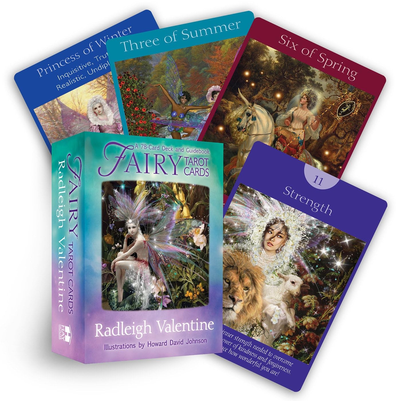 Fairy Tarot Cards: A 78-Card Deck and Guidebook by Radleigh Valentine (2019) - Image 3