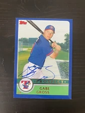 2003 Topps Traded #T146 Gabe Gross Toronto Blue Jays Signed Card Autographed