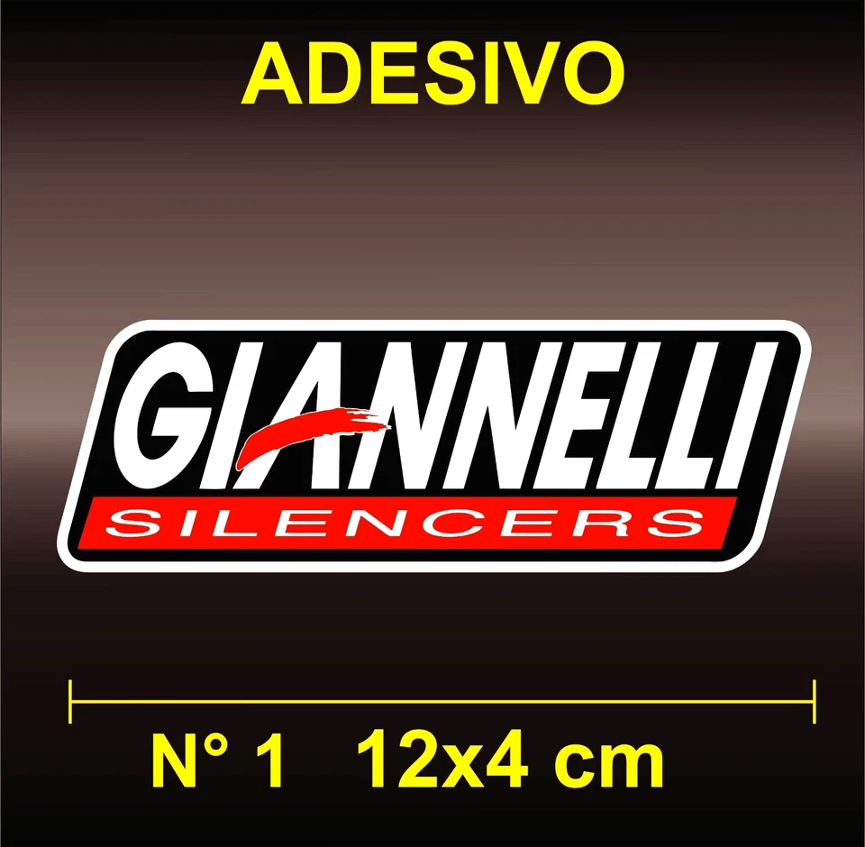 Adesivi Sticker GIANNELLI | APRILIA PIAGGIO GILERA DERBY HONDA SUZUKI YAMAHA