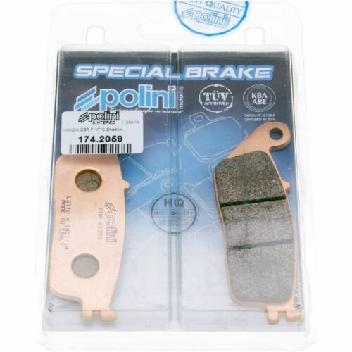 Paire Plaquettes de Frein Avant POLINI Honda St Pan European 1100 92>95 ABS, - Photo 1/3