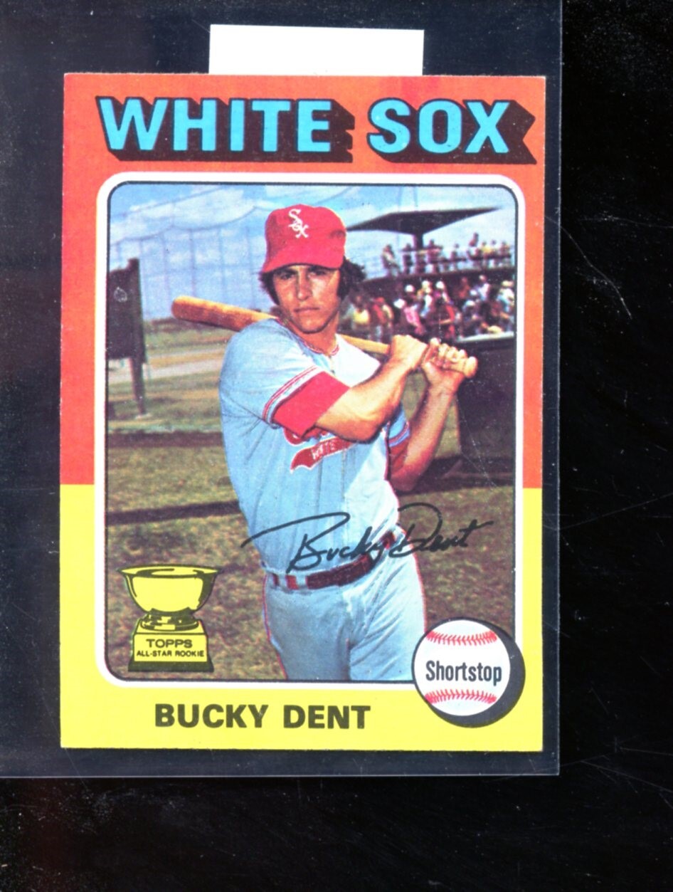 1975 TOPPS MINI #299 BUCKY DENT WHITE SOX NRMINT E024317