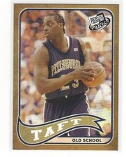 2005 PRESS PASS BASKETBALL OLD SCHOOL CHRIS TAFT #18 #OS18/25 - PITTSBURGH