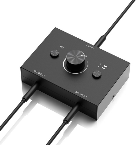 Interruttore audio leggero bidirezionale 3,5 mm - perfetto per casa e viaggi - Foto 4 di 9