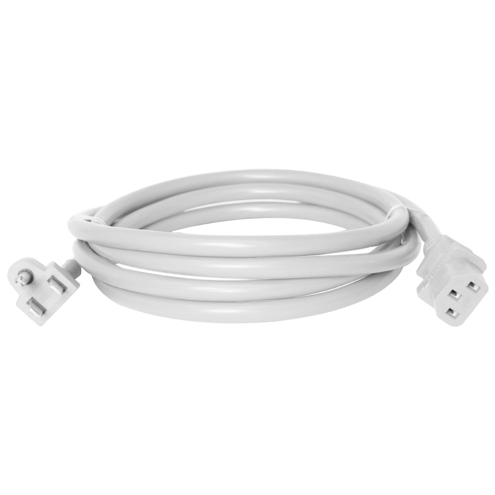 AC 5-15 to C13 Power Cord - 15A/125V 14 AWG - Iron Box