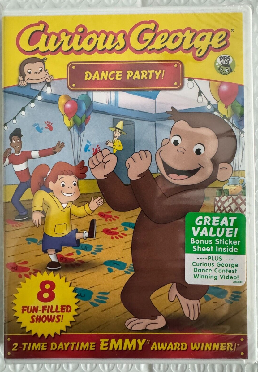 Curious George: Dance Party! (DVD) New & Sealed 25192113901