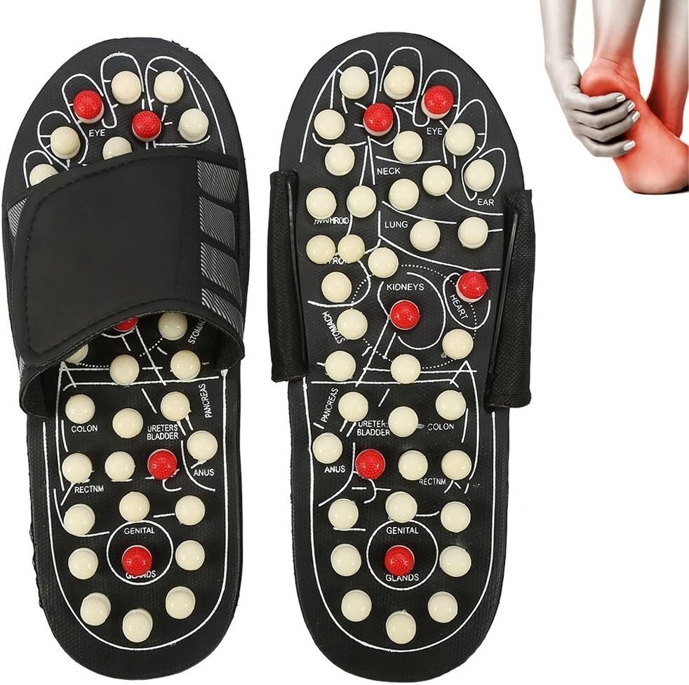 Magnet Therapie Massage Schuhe Fußreflexzonen Akkupressur / Massage Sandalen