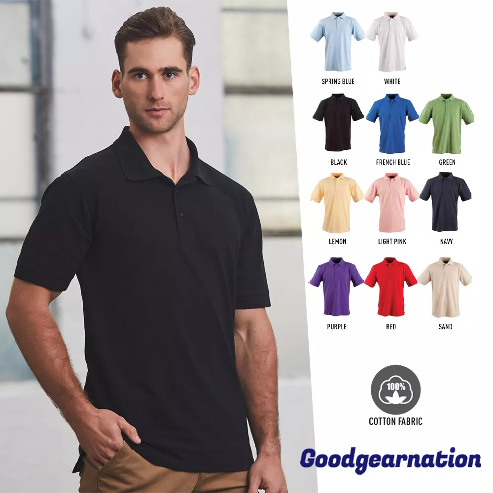 Combed cotton cheap polo shirts