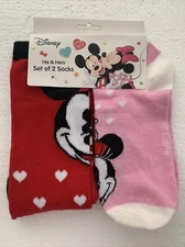 Mickey Mouse & Minnie Mouse His & Hers Socks - Disney