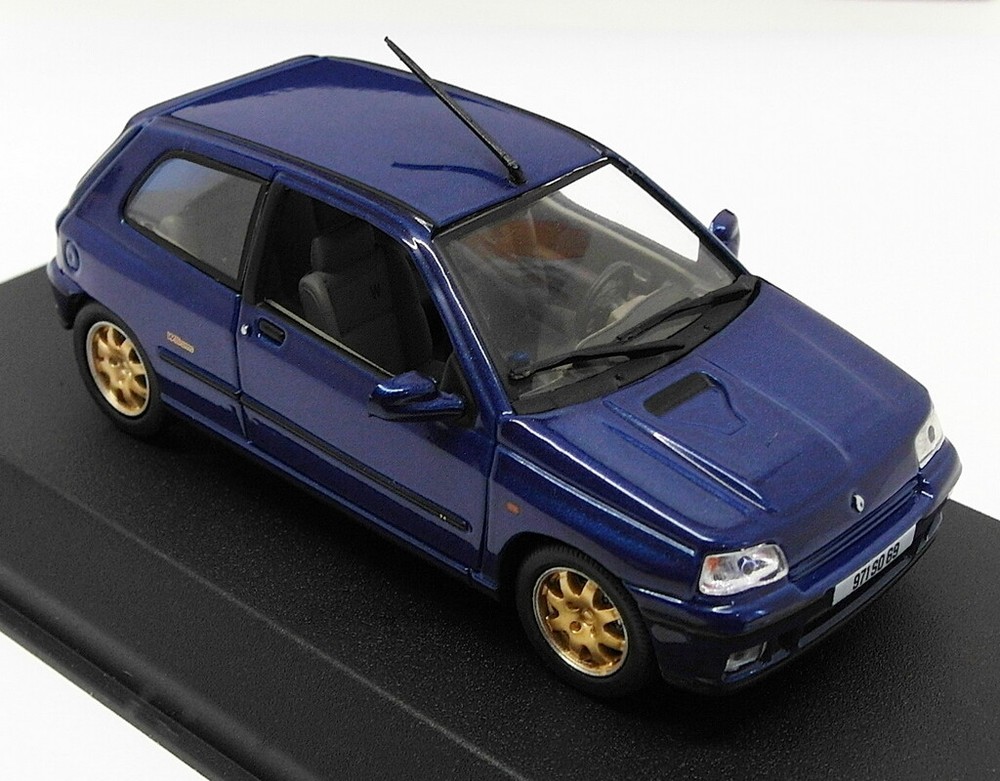 Norev 1/43 Renault Clio Williams Blue Scale Model Car 517521