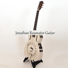 Jonathan Gloss Nickel Finish Duolian Resonator Guitar