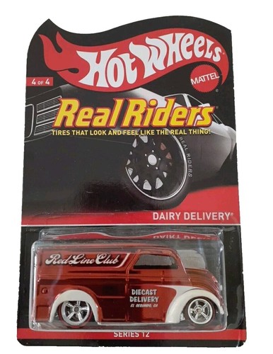 ホットウィール Dairy Delivery Real Riders Hot Wheels 2011 Mexico Convention Dairy Delivery Redline