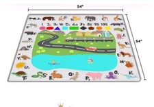 Baby/toddler Splat Mat for under High chair, play time, picnic, Messy Play Mat