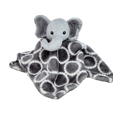 HUDSON BABY GREY ELEPHANT SECURITY BLANKET STUFFED ANIMAL PLUSH SOFT LOVEY
