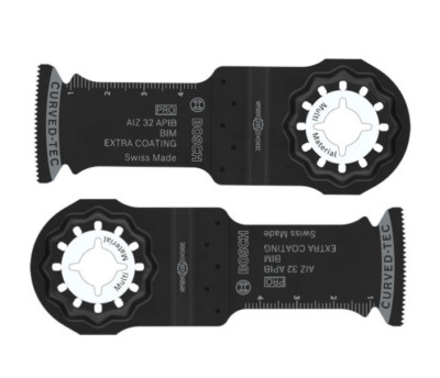 2 Stück Bosch Starlock BIM Tauchsägeblatt AIZ 32 APIB für Holz und Metall