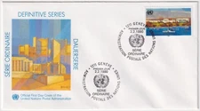 1990 UN Geneva FDC - International Trade Centre - F.S. 5.00 Stamp
