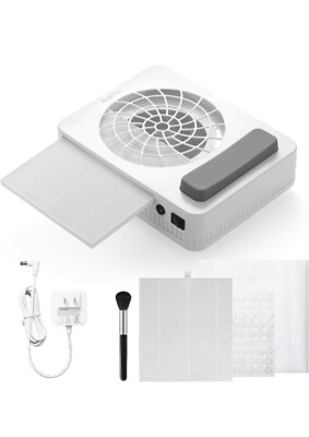 Aokitec Nail Dust Collector with Reusable Filters