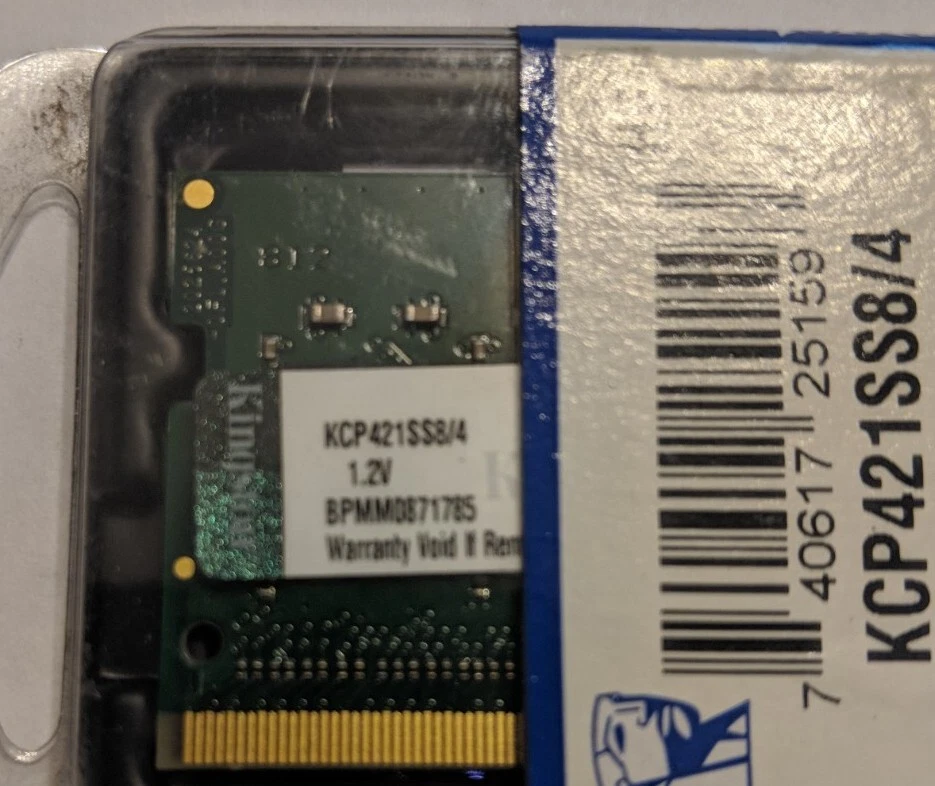 KINGSTON 4GB KCP421SS8/4 PC4-17000 1.2V DDR4-2133MHz MEMORY RAM  - Image 3 of 4