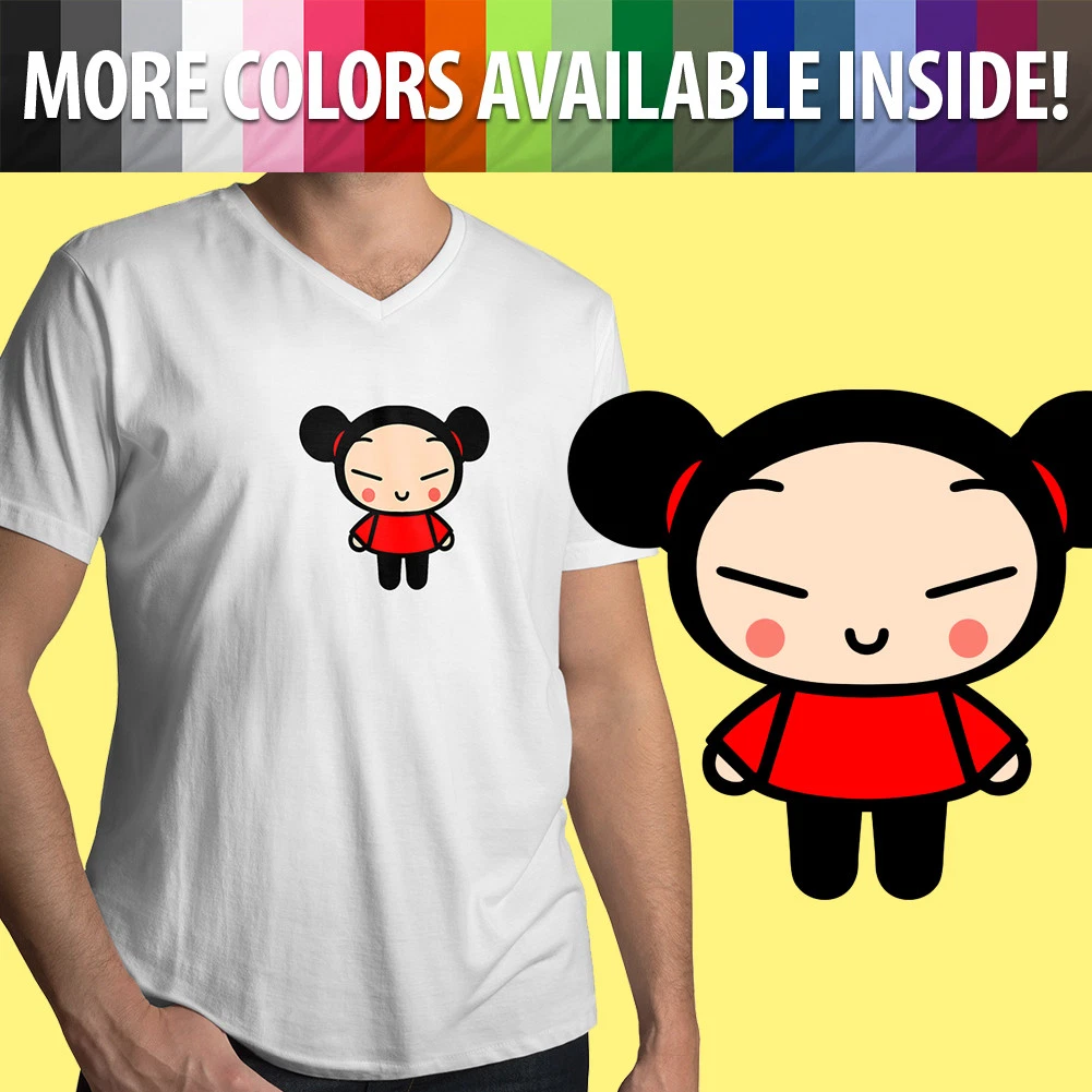 Pucca Love Garu Cute Korean Cartoon Show Kawaii Mens/Unisex T-Shirt Print Shirts