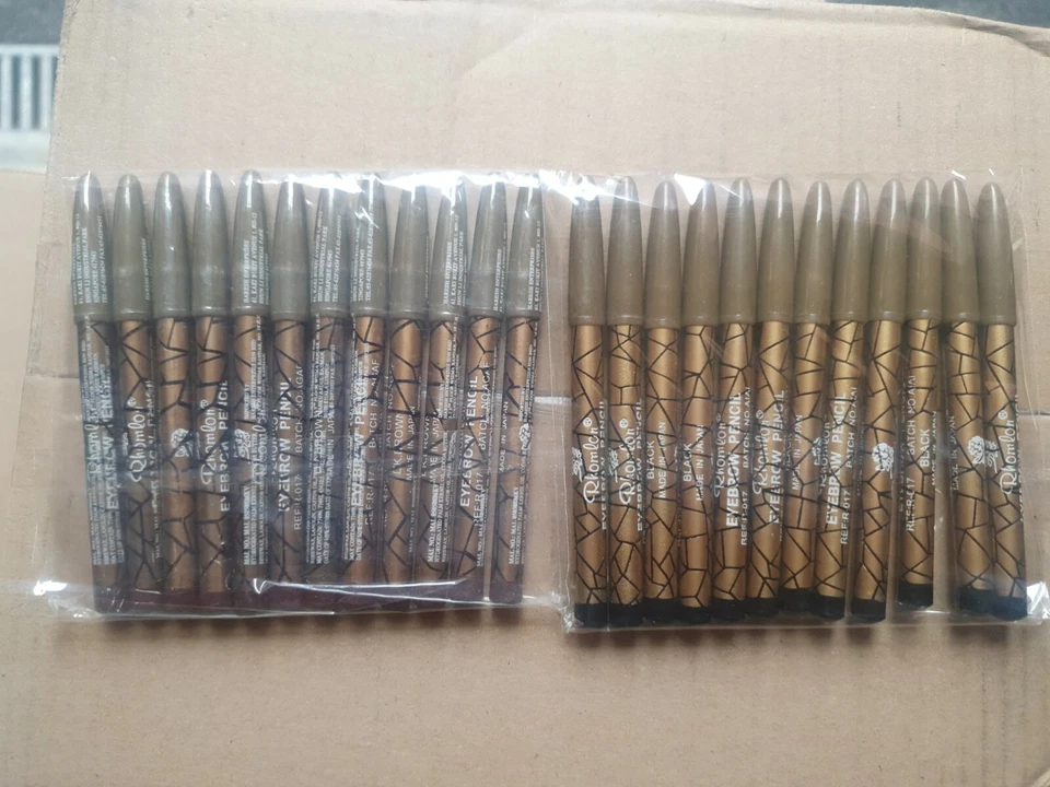 24 EyeBrow pencils (Black And Brown) 2 x 12 packs wholesale. - Image 2 of 4
