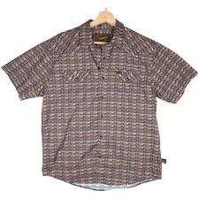 Howler Bros Brothers Size Medium M Los Arroyos Snap-shirt H-Bar-B Cactus