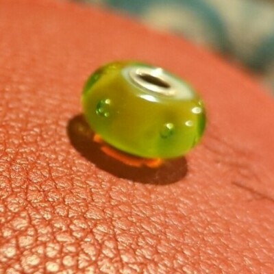 Trollbead Unique  Bead Green Bubbles LAA925  