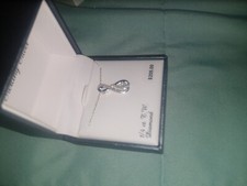 Brand New  1/4 CT Diamond Sterling Silver necklace