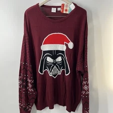 Star Wars Mens christmas sweater Darth Vader size xxl Santa new holiday ugly 2xl