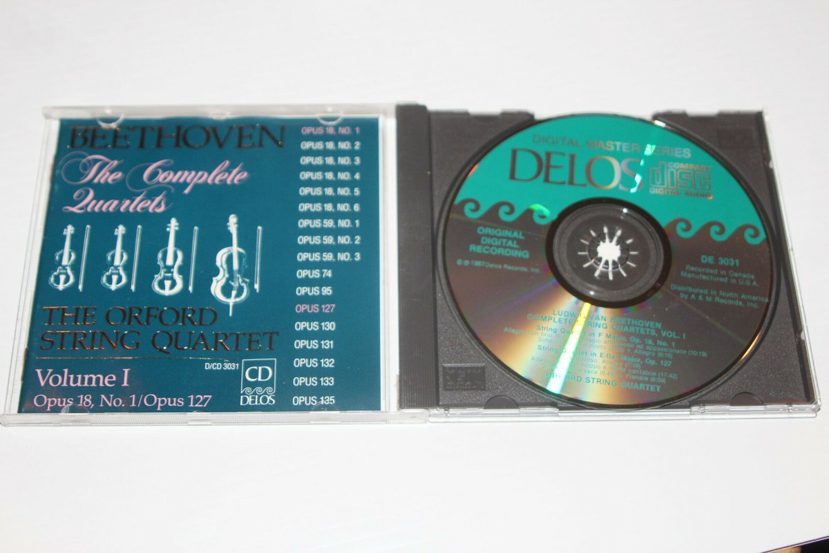Beethoven: The Complete Quartets, Vol. I (Music CD, 1990, Delos