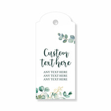 30 x Personalised Gift Tags, Thank You, Wedding, Baby Shower Favours, Labels