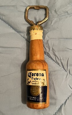 Vintage Corona Extra Wooden Bottle Opener 6 