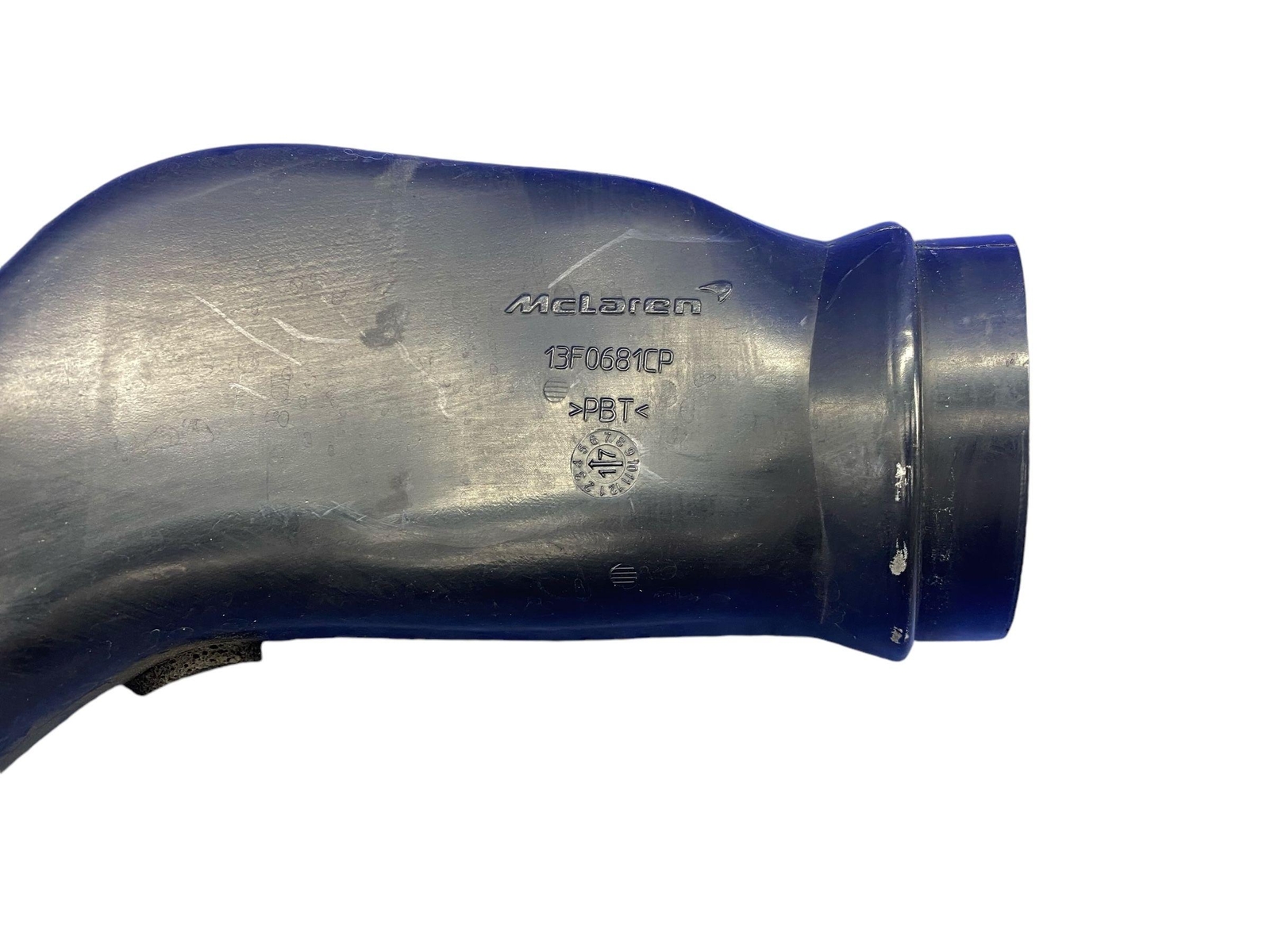 2016-2021 MCLAREN 570S RWD 3.8L ENGINE REAR LEFT AIR INTAKE PIPE DUCT 13F0681CP