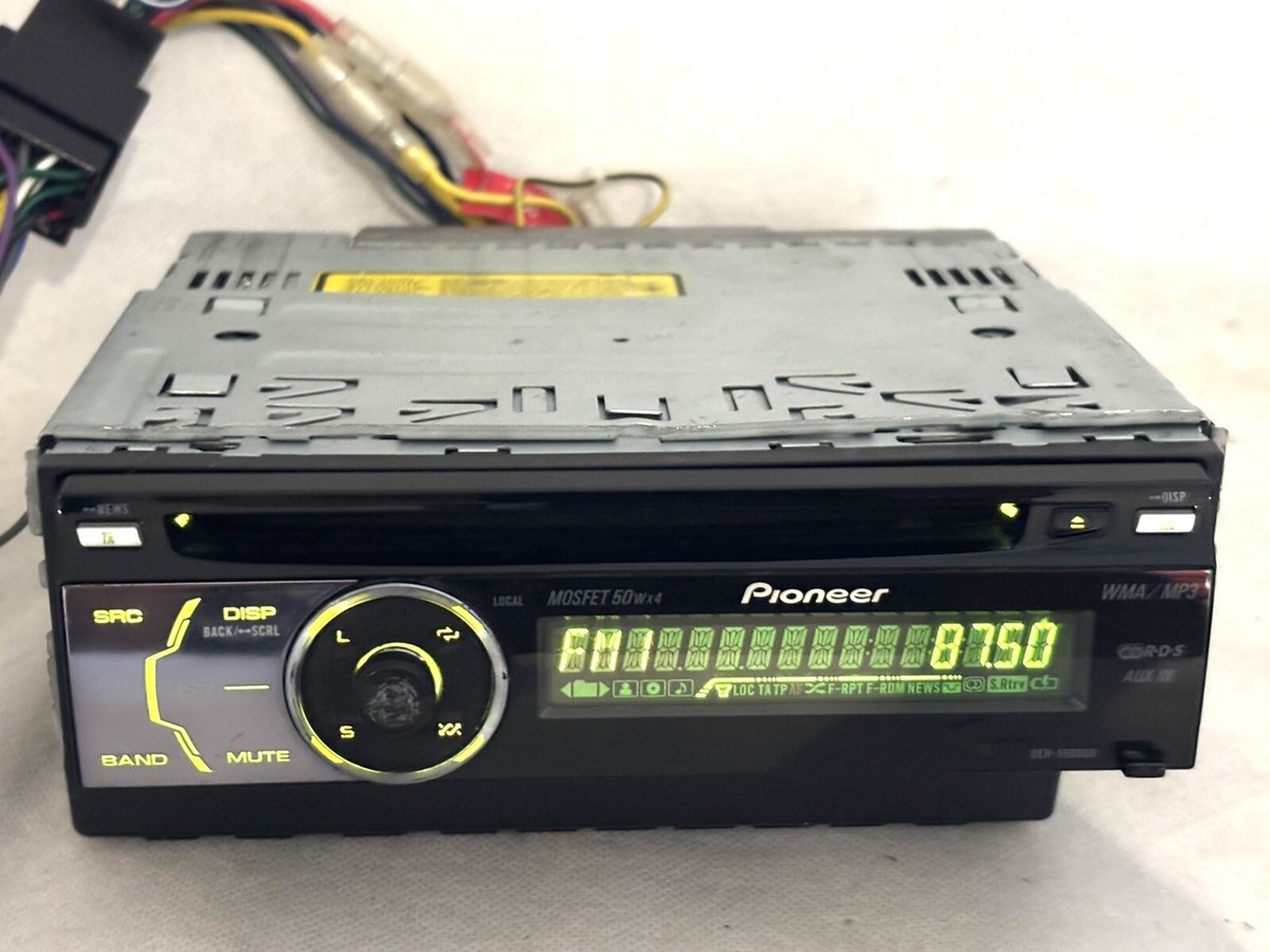 PIONEER DEH-5000UB WMA/MP3 RDS CD RADIO OEL DISPLAY MOSFET 50WX4