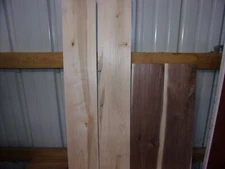 4 PC 2 PC WALNUT & 2 PC SOFT MAPLE LUMBER WOOD KILN DRIED BOARD LOT 290T