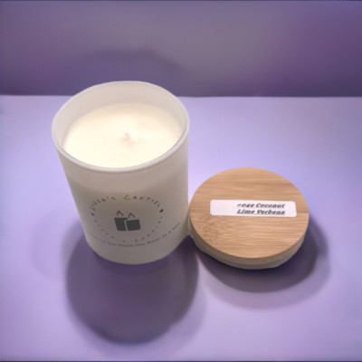 Aydens Candles - Coconut Lime Verbena Scented Candle #049