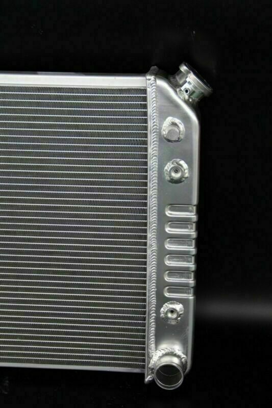 Stamped Radiator STAMPED KKS161 3 ROW ALUMINUM RADIATOR FIT PONTIAC BUICK MANY GM CARS ...