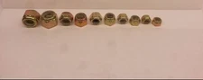 Grade 8 Nylon Insert Hex Lock nut Nut Assortment Zinc Plated / 500pcs ( Nyloks )